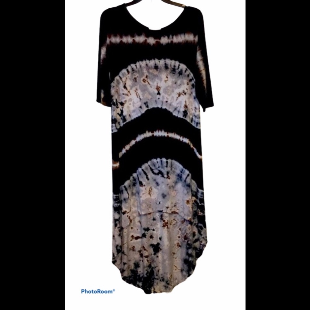 Kamana Tye Dye Hi-Low Dress  Size M